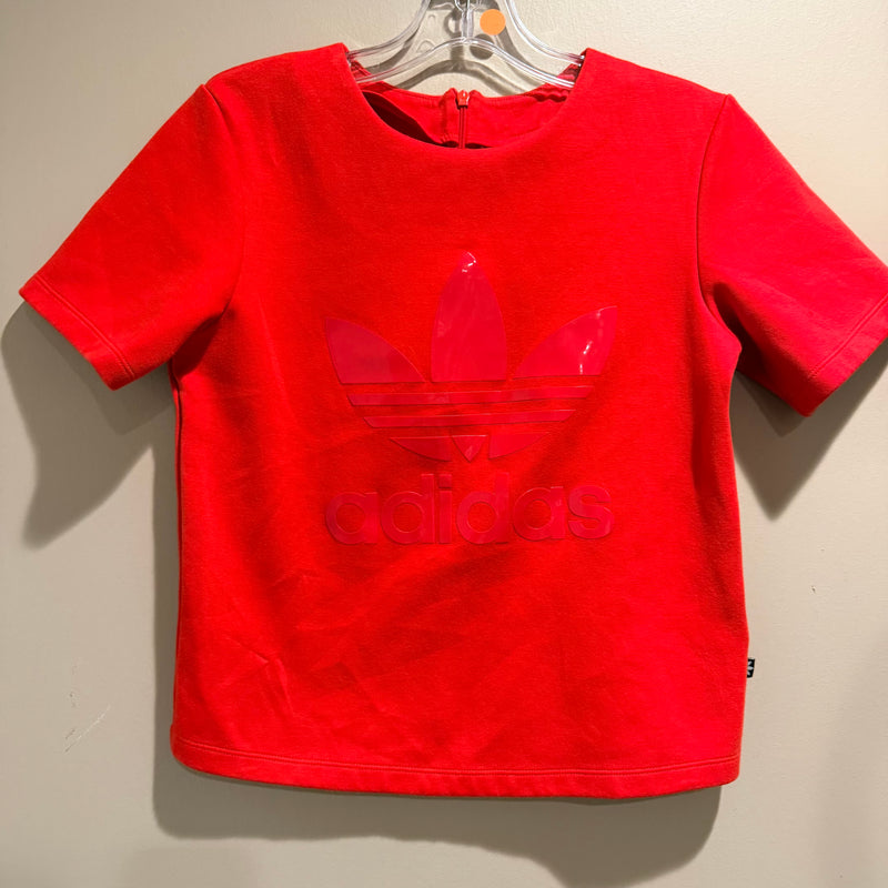 adidas Red Trefoil Short Sleeve Tee