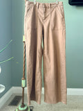 American Eagle High Rise Wide Leg Utility Pants Brown Size 8 Regular