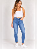 GT-25 Democracy Skinny Jeans Women's Medium Blue Wash Stretch Denim