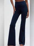 GT-0058 Lululemon Groove High Rise Flare Yoga Pants Navy Blue Size 4