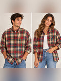 GT-0131 Vintage Abercrombie Big Shirt Plaid Flannel 100% Cotton Oversized