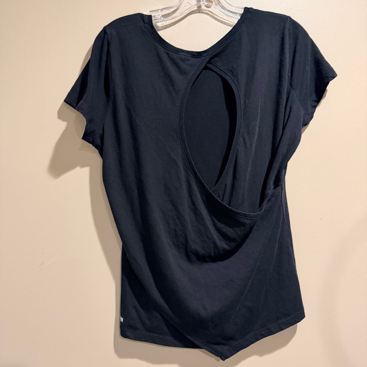 Victoria's Secret Black Short Sleeve Crewneck Tee