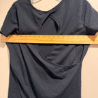 Victoria's Secret Black Short Sleeve Crewneck Tee