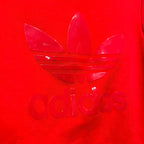 adidas Red  Trefoil Short Sleeve Tee
