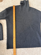 Thread & Supply Dark Charcoal Turtleneck Sweater
