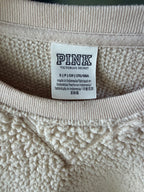 PINK Victoria’s Secret Sherpa Teddy Fleece Crewneck Sweatshirt S