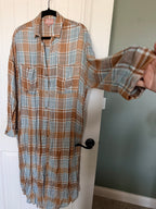 Show Me Your MuMu Plaid Leo Tunic