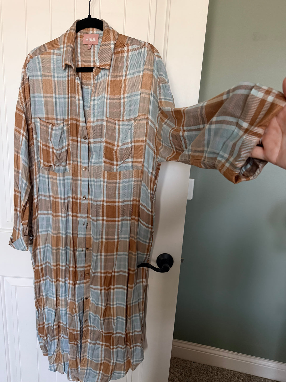 Show Me Your MuMu Plaid Leo Tunic