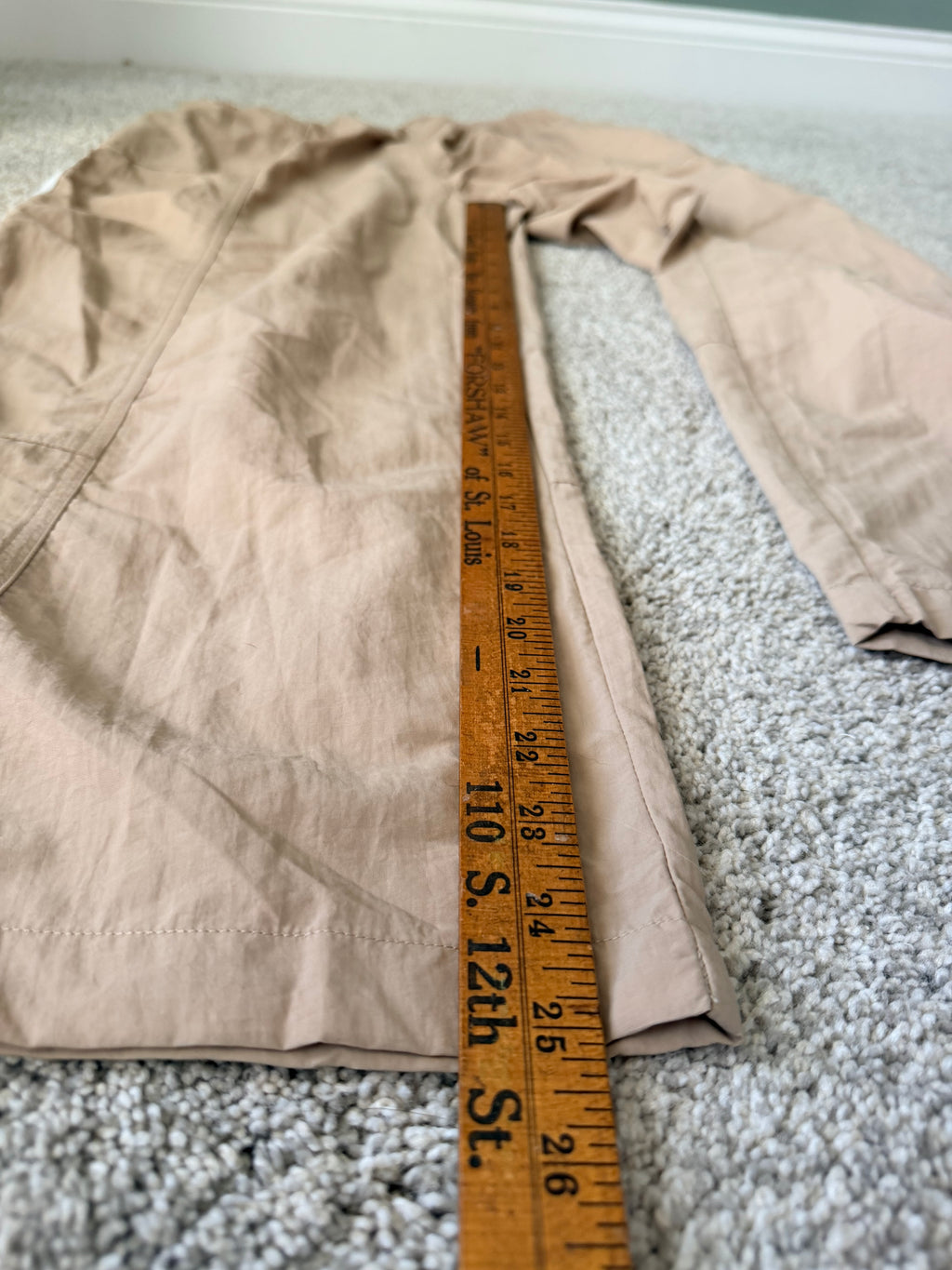 NWT Fisoew Khaki Parachute Cargo Pants Side Tie Wide Leg Size L