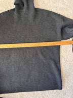 Thread & Supply Dark Charcoal Turtleneck Sweater