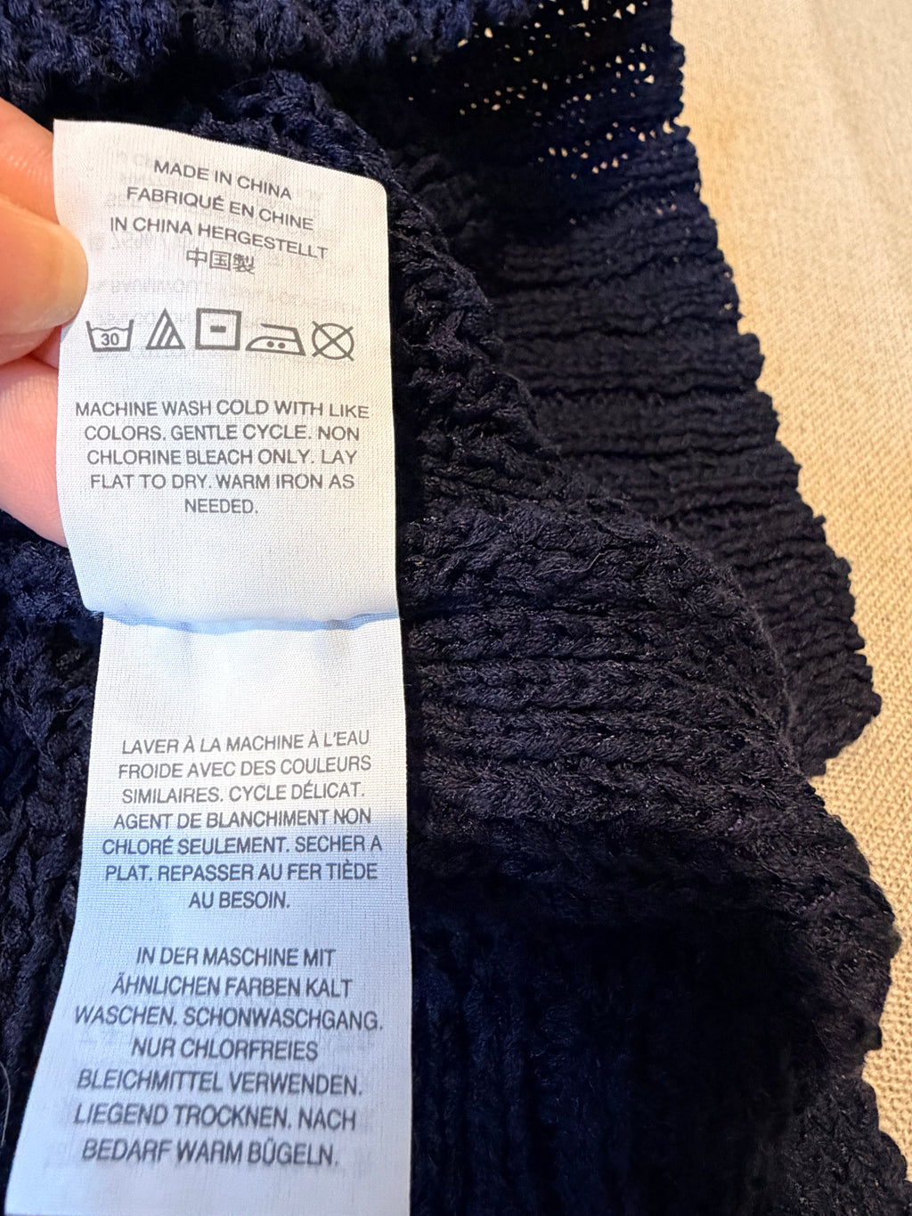 J. Crew Navy Ribbed Halter Tank