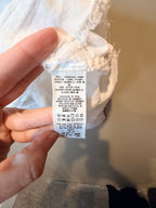 Free People White Hooded Button-Down Shirt Jacket
