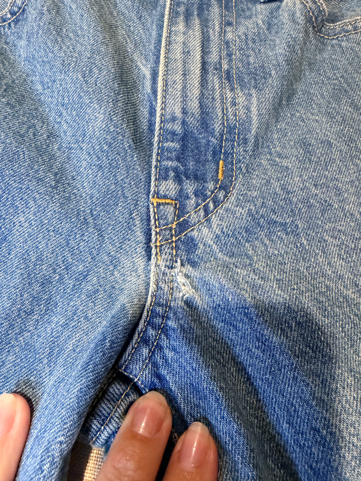 SLVRLAKE Women's Straight-Leg Blue Denim Jeans