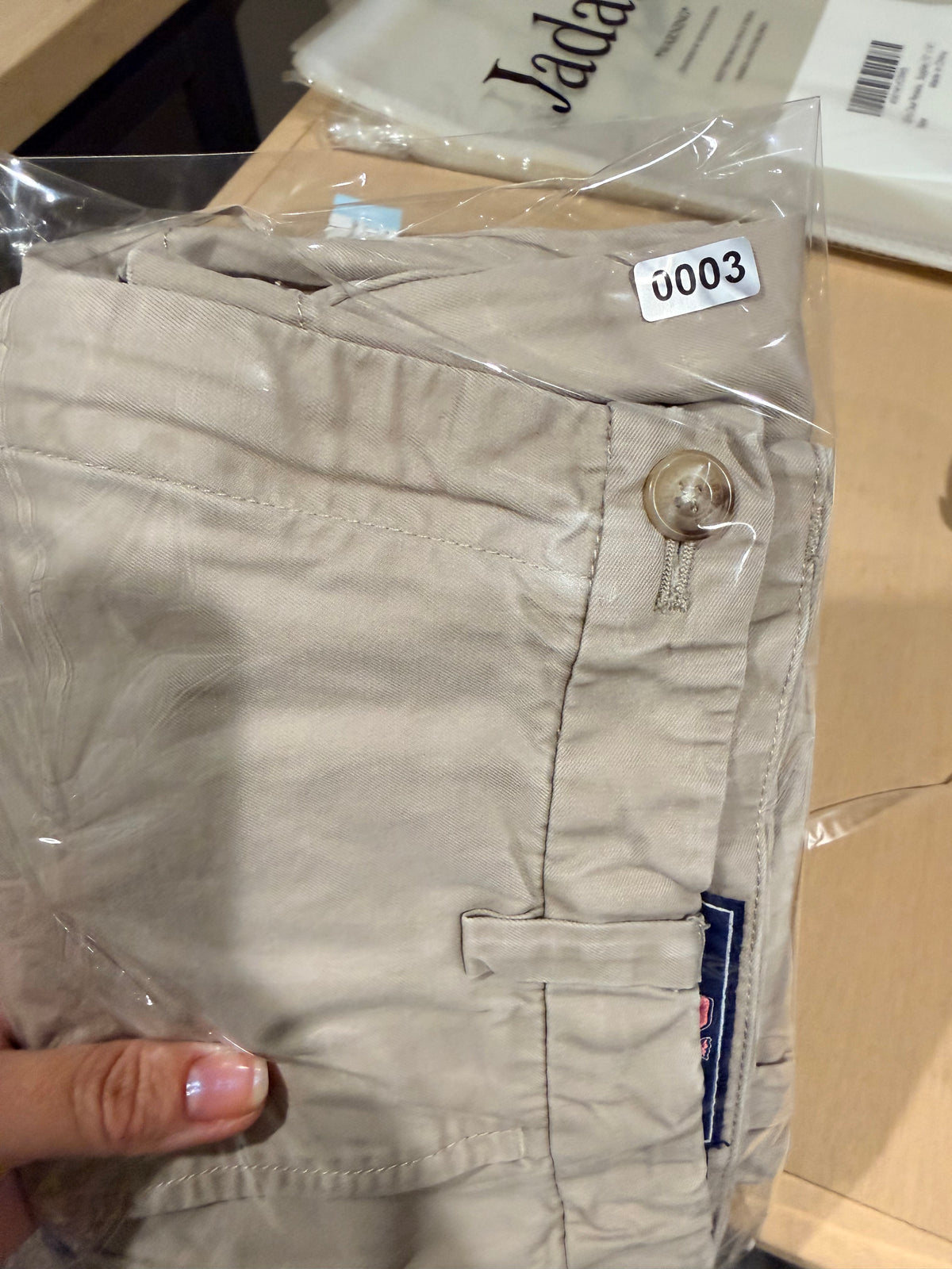Vineyard Vines Boys Size 14 Khaki Chino Shorts Beige Preppy Classic