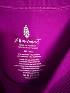 Free People FP Movement Purple Seamless Crop Tank Top M/L Ribbed Activewear