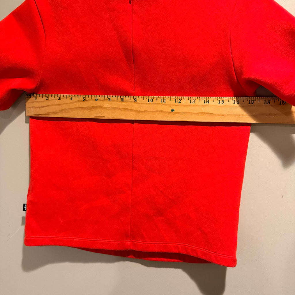 adidas Red  Trefoil Short Sleeve Tee