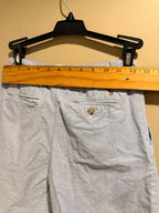 Polo Ralph Lauren Boys 14 Blue Oxford Chino Shorts Preppy Pony Logo