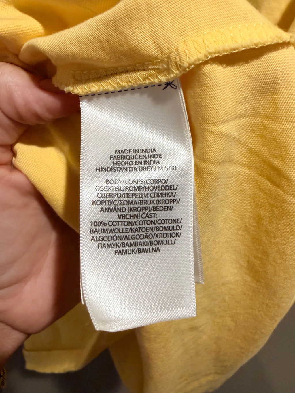 Polo Ralph Lauren XXL Yellow Classic Fit Pony Logo Cotton T-Shirt