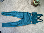 Free People High-Waist Green Leggings