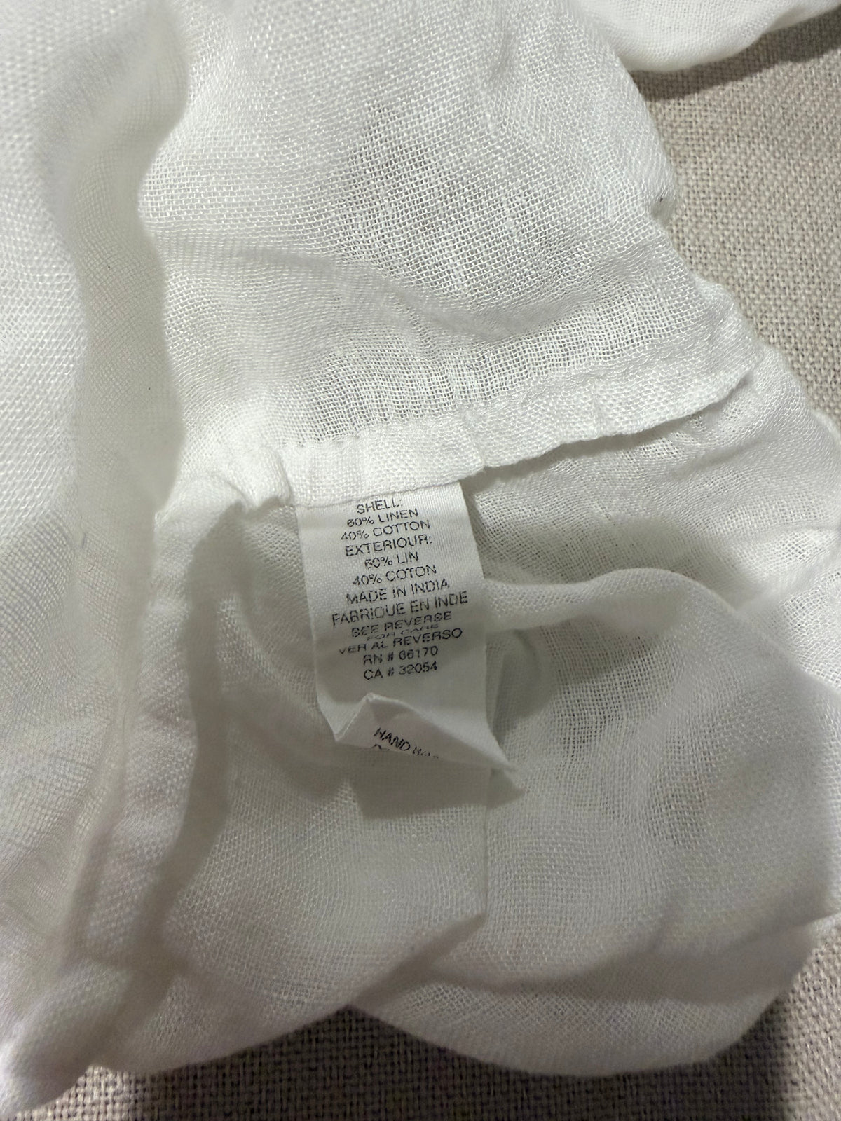 Free People White Peasant Tunic with Yellow and Gray Embroidery