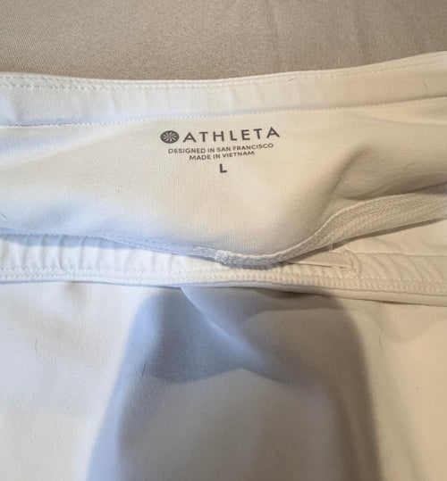 Athleta White Women's Active Skort with Dual Zip Pockets