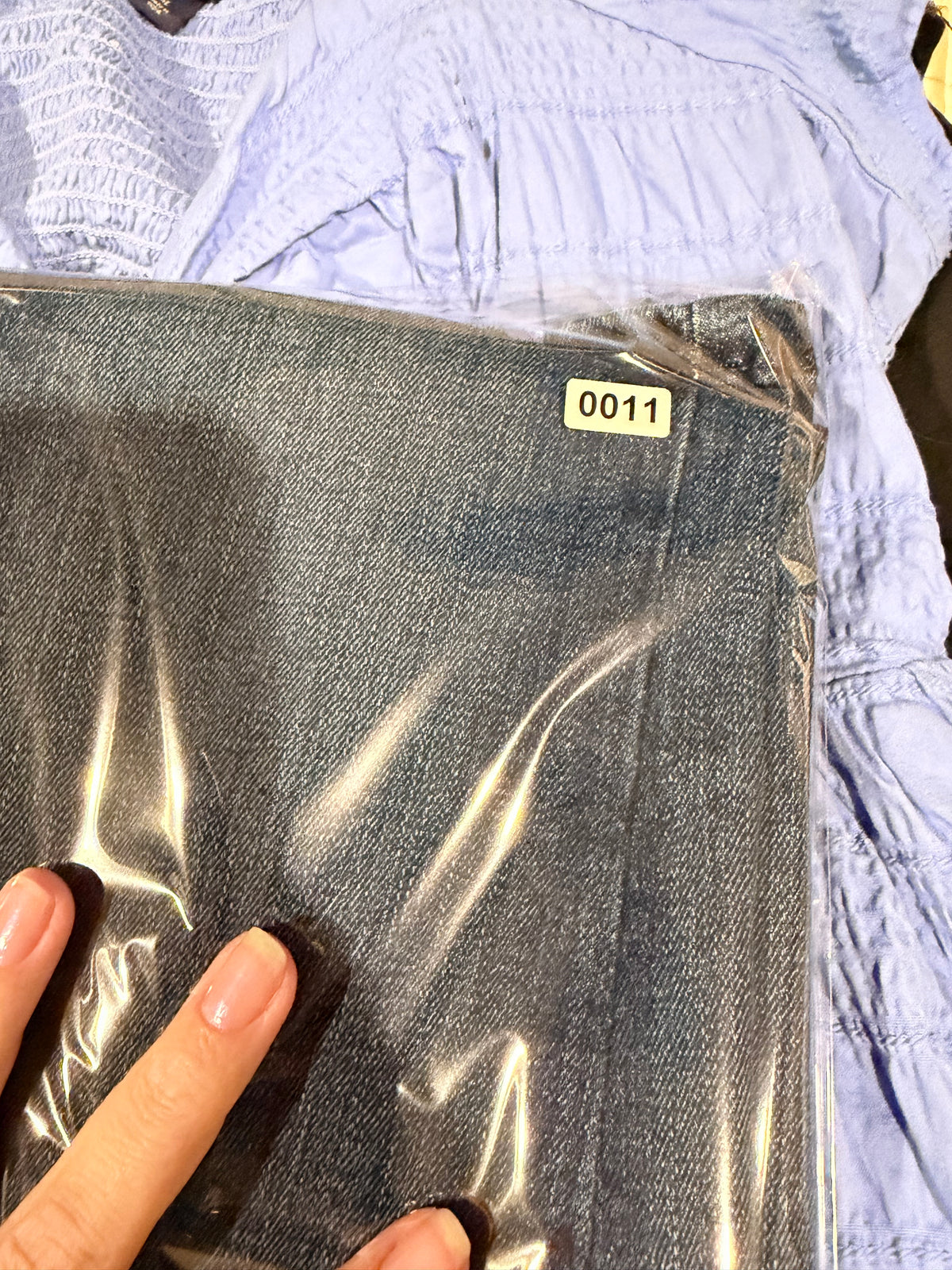 We The Free Free People 31 High Rise Flare Jeans Seamed Dark Wash