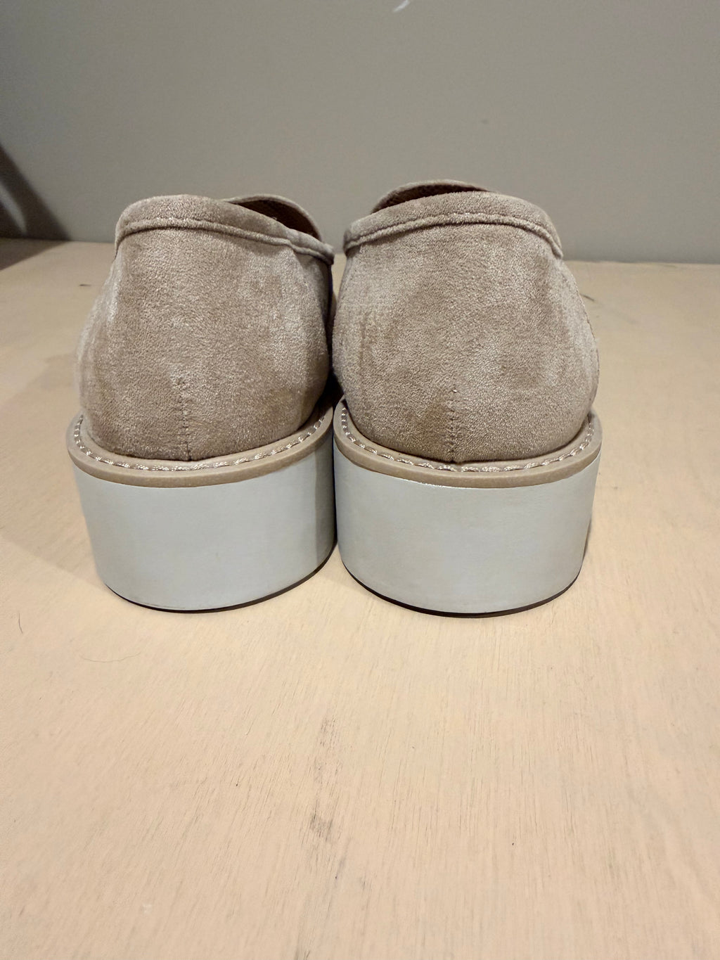 Sonoma women’s Suede Loafers in Beige Taupe