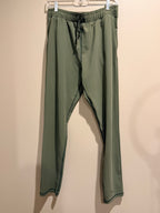 ZYIA Active Olive Green Stretch Jogger Pants Drawstring Medium