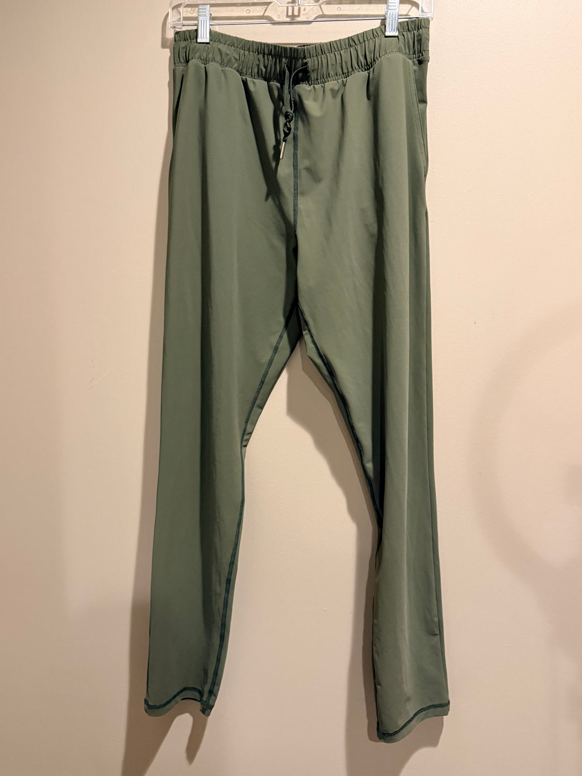 ZYIA Active Olive Green Stretch Jogger Pants Drawstring Medium