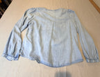 Levi's Light Blue Denim Button-Front Women's Shirt