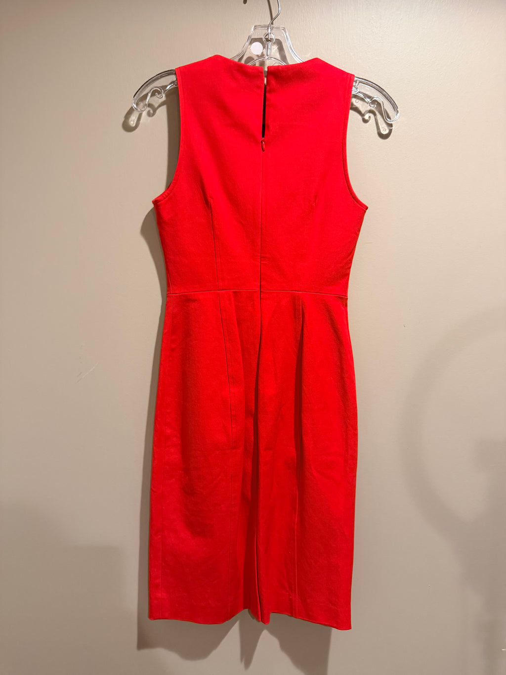 Banana Republic Red Sleeveless Sheath Dress