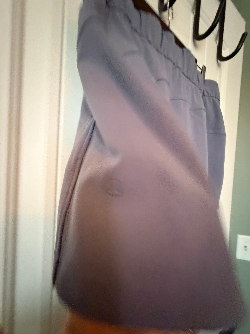 lululemon Pull-On High Rise Shorts Gray Blue Size 10