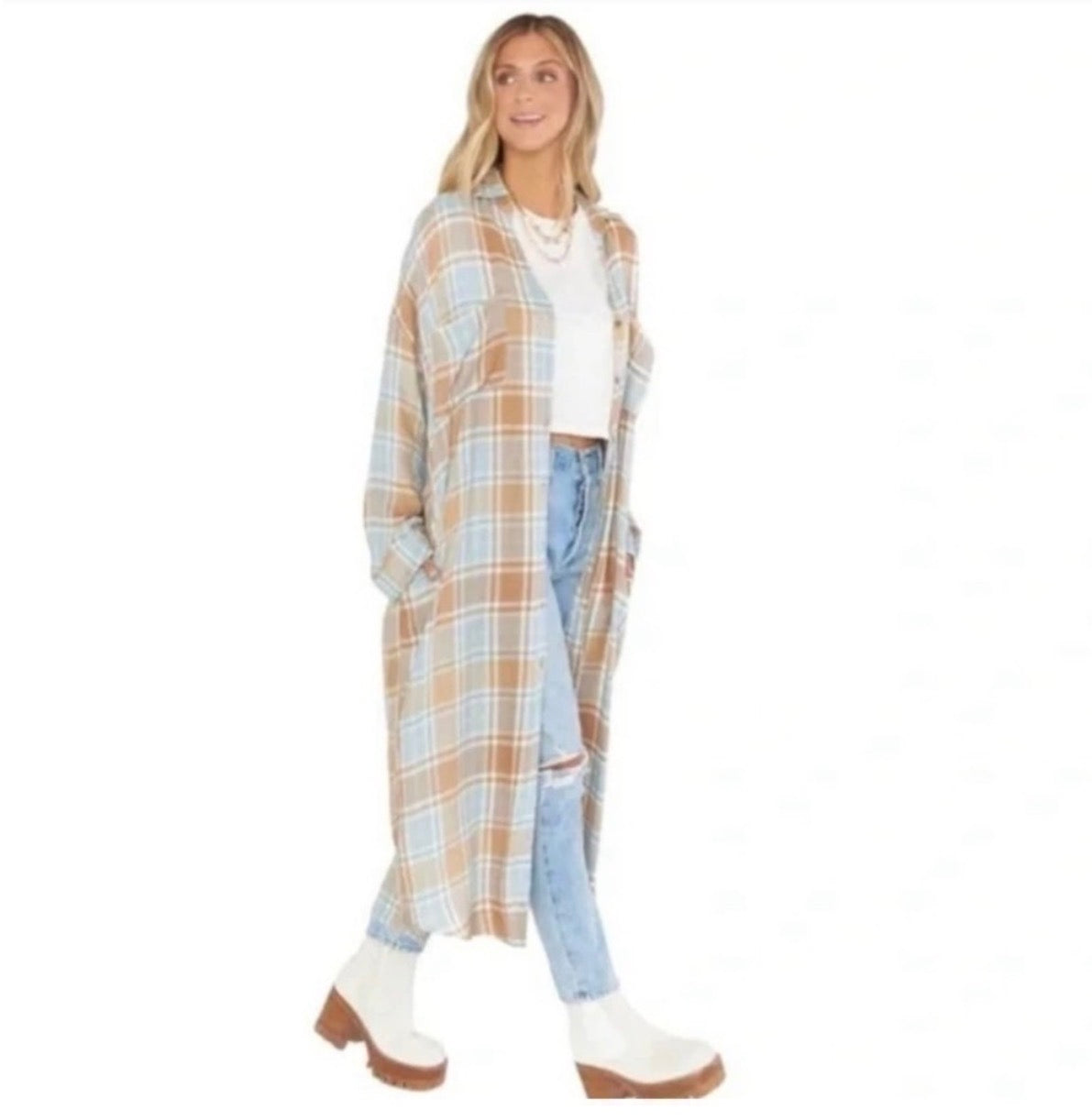 Show Me Your MuMu Plaid Leo Tunic