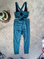 Free People High-Waist Green Leggings