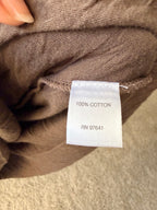 Pure Jill J.Jill brown textured dress 100 percent cotton fabric label