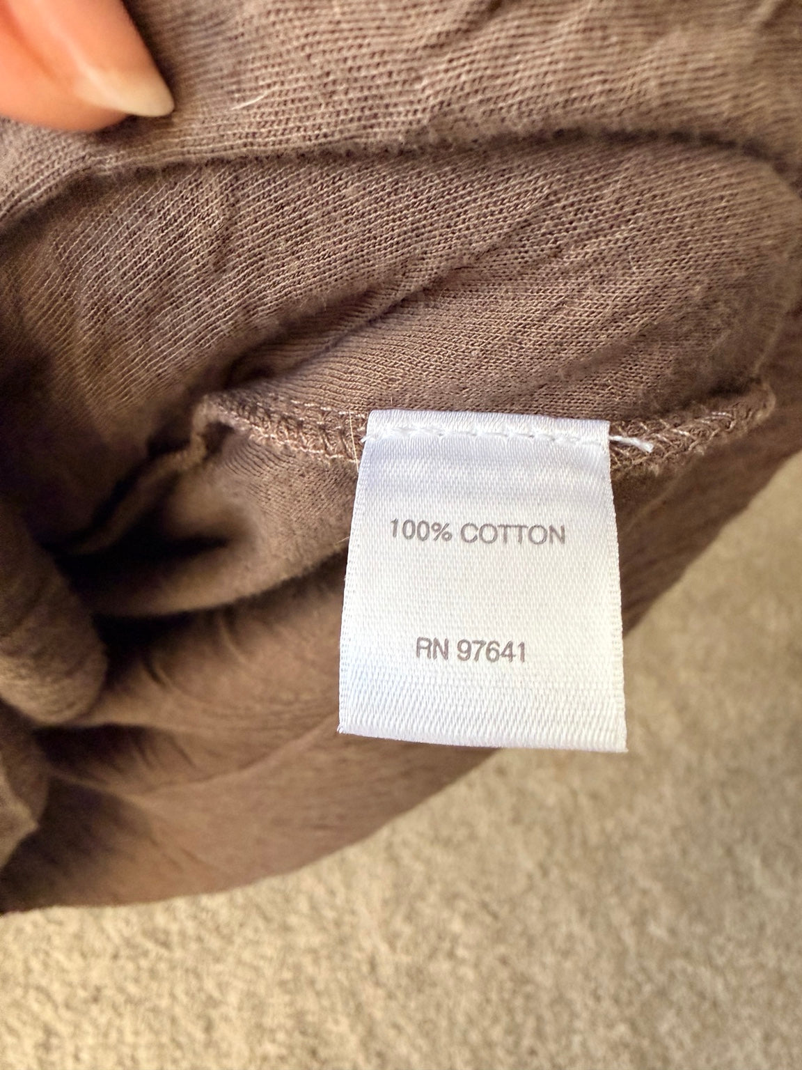 Pure Jill J.Jill brown textured dress 100 percent cotton fabric label
