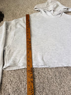 Garage cropped hoodie length measurement