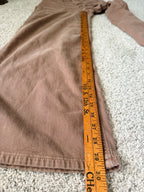 American Eagle brown utility pants inseam measurement