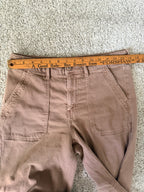 American Eagle brown utility pants waist measurement