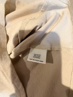 Eileen Fisher beige cream scoop neck tank fabric label 70% viscose 24% nylon 6% spandex