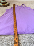 Free People Movement purple Hot Shot romper length measurement