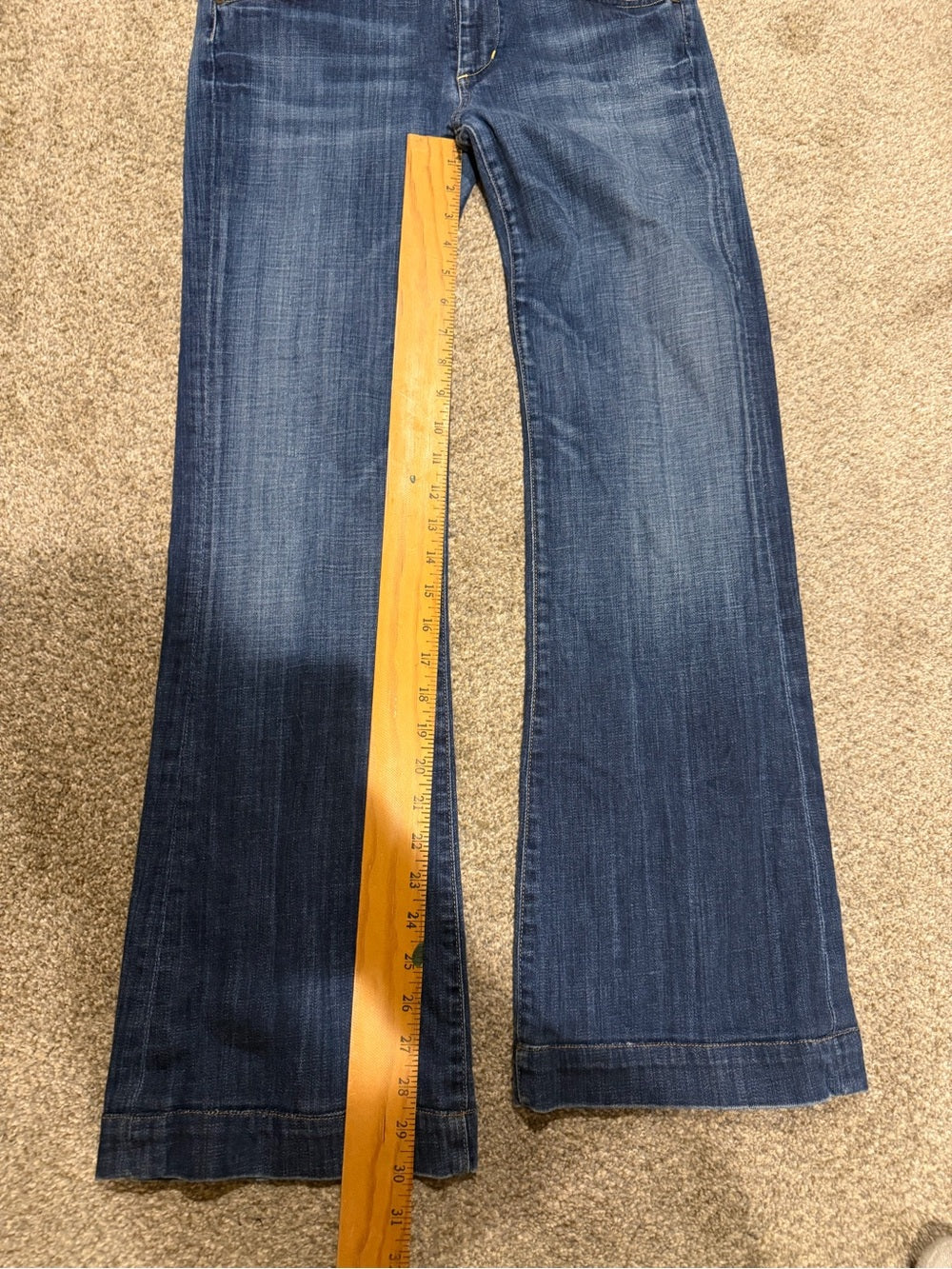 Citizens of Humanity Ingrid High Rise Wide Leg Jeans Size 30 Blue Denim