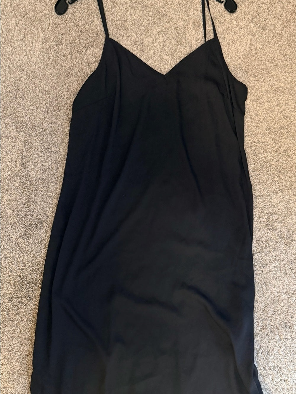 GT-57 White House Black Market Black Strapless Slip Dress Minimalist 10