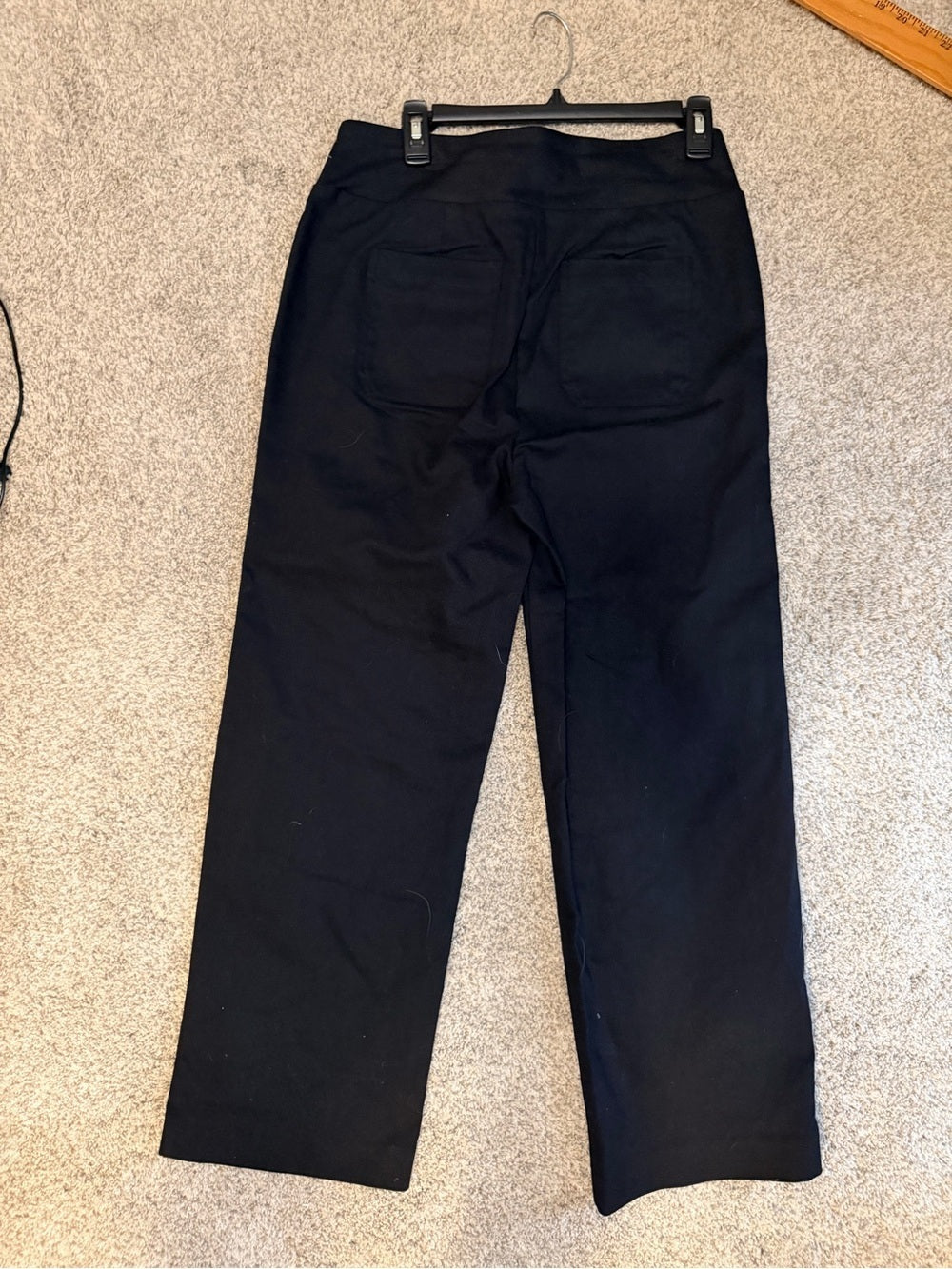 G-58 Wonderly Black Straight Leg Pants Pull On Stretch Casual Women’s