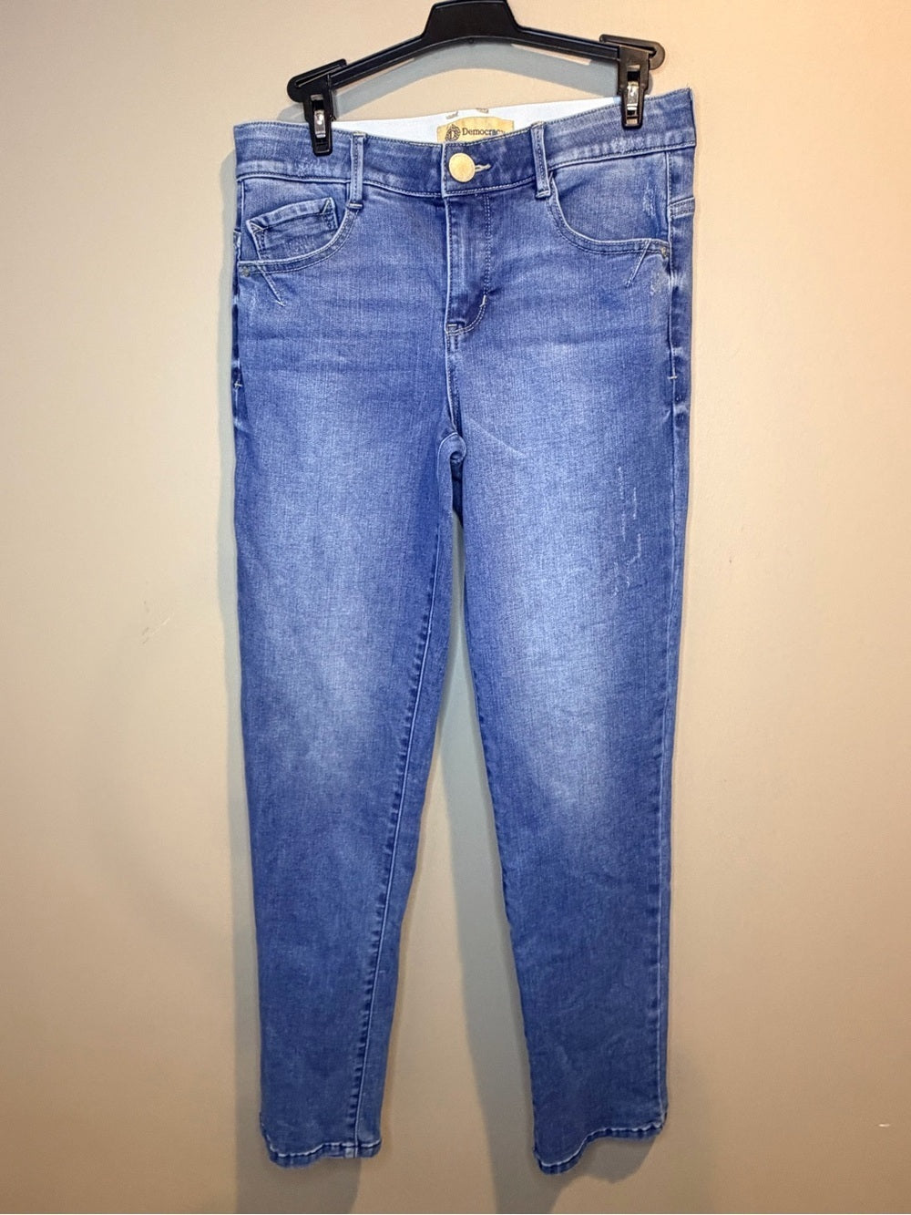 GT-25 Democracy Skinny Jeans Women's Medium Blue Wash Stretch Denim