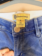 GT-25 Democracy Skinny Jeans Women's Medium Blue Wash Stretch Denim