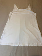 GT-4 Eileen Fisher Cream Scoop Neck Tank Top XS Minimalist Layering