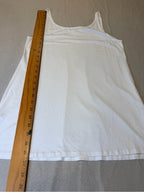 GT-4 Eileen Fisher Cream Scoop Neck Tank Top XS Minimalist Layering