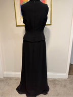 Jade by Jasmine Black Beaded Evening Gown Formal Dress