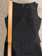 Jade by Jasmine Black Beaded Evening Gown Formal Dress